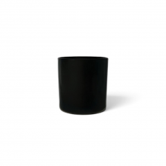 COPO PARA VELA 265 ML/ 200 GRS PRETO BRILHO