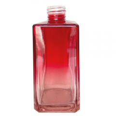 Frasco Square Vermelho Degradê 250ml