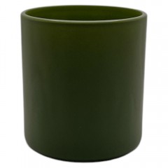 COPO PARA VELA 265 ML / 200 GRS VERDE MILITAR