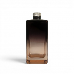 Frasco Square Preto e Rose Degradê 350ml
