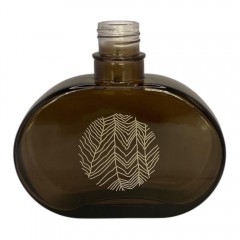 FRASCO JOLI 300 ML R 28/410 MARROM/FUME DECORADA