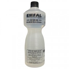 ÁGUA DESMINERALIZADA EMFAL 1L