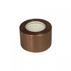 TAMPA METAL LUXO COM FURO COBRE R 28/410