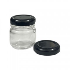 KIT POTE GELEINHA 40 GRS C TAMPA METAL PRETA - PECA