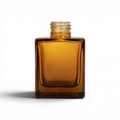 FRASCO CUBO 100 ML R 28/410 MARROM C DOURADO