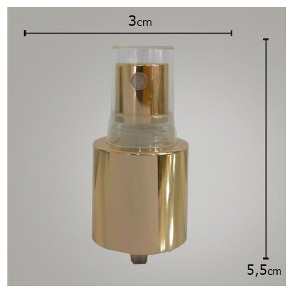 Valvula Spray Luxo Dourada R24