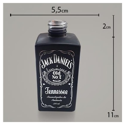 Frasco Square Jack Daniels Aromatizador 250ml