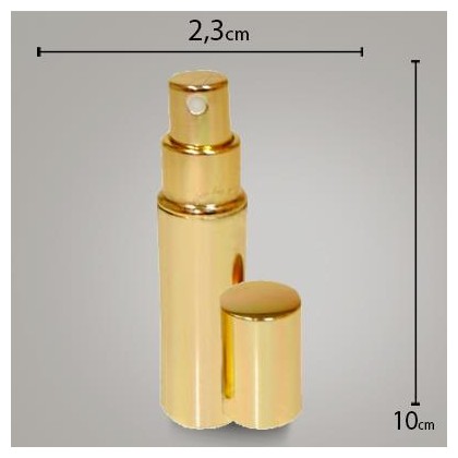 Provador Spray Dourado 10ml