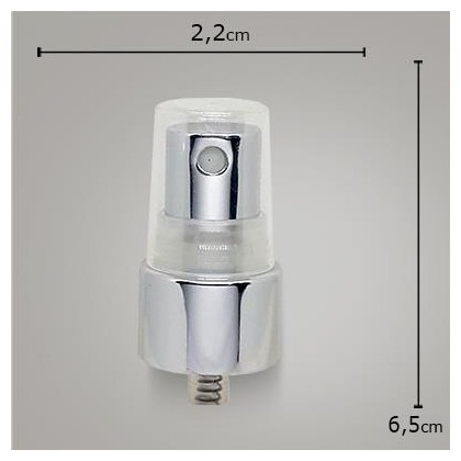 Valvula Spray Luxo TP Transp. R18