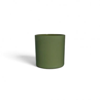 COPO PARA VELA 265 ML / 200 GRS VERDE MILITAR