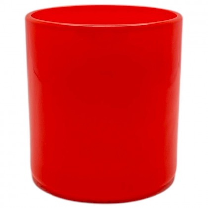 COPO PARA VELA 265 ML/ 200 GRS VERMELHO