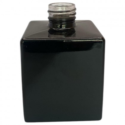 FRASCO CUBO 250 ML R 28/410 PRETO BRILHO