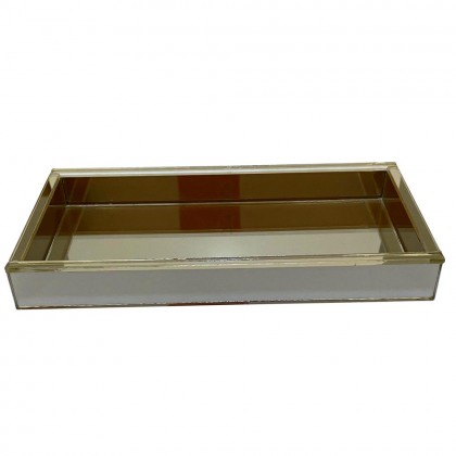 Bandeja WL Rose Espelhada 10x20