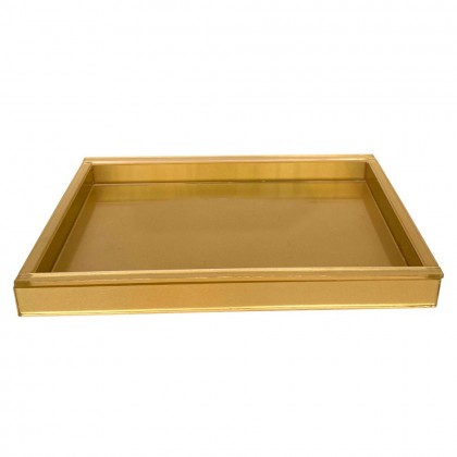 Bandeja WL Dourada 15x25