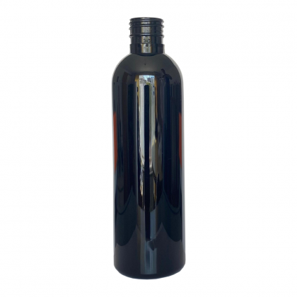 Frasco Pet Cilíndrico Preto 240ml