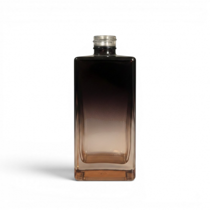 Frasco Square Preto e Rose Degradê 350ml
