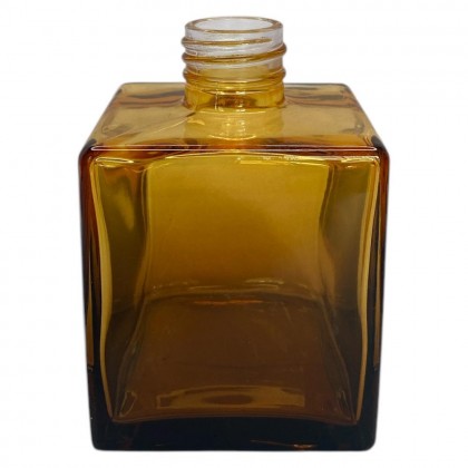 FRASCO CUBE GN 250 ML R 28/410 DEGRADE MARROM COM DOURADO
