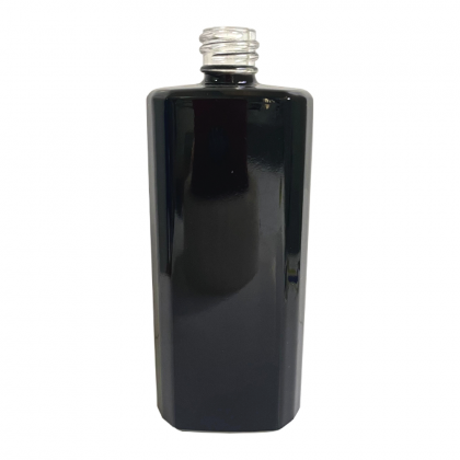 FRASCO QUADRADO 100 ML R 18/415 PRETO BRILHO
