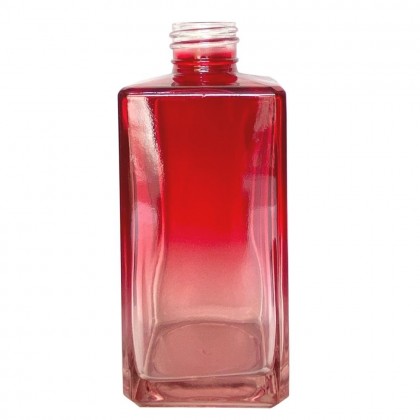 Frasco Square Vermelho Degradê 250ml