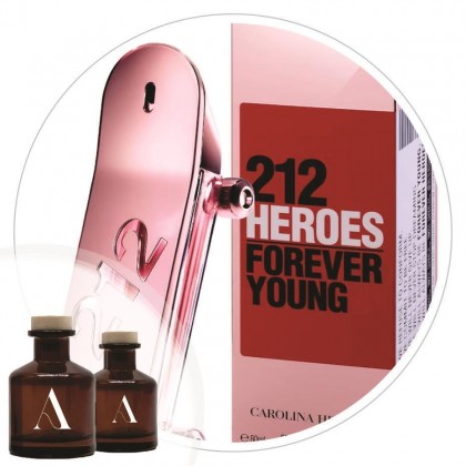 Essências Heroes 212 Fem 50ml