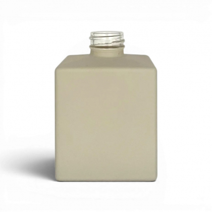 FRASCO CUBO 250 ML R 28/410 BEGE FOSCO