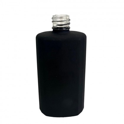 FRASCO QUADRADO 65 ML R 18/415 PRETO FOSCO
