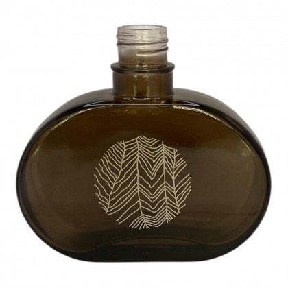 FRASCO JOLI 300 ML R 28/410 MARROM/FUME DECORADA