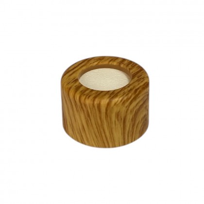 TAMPA METAL LUXO COM FURO MADEIRA R 28/410