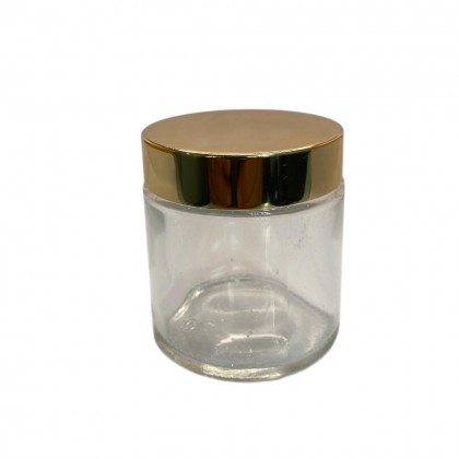 POTE COSMETICO FT 100 GRS C TP ALUMINIO OURO - PECA