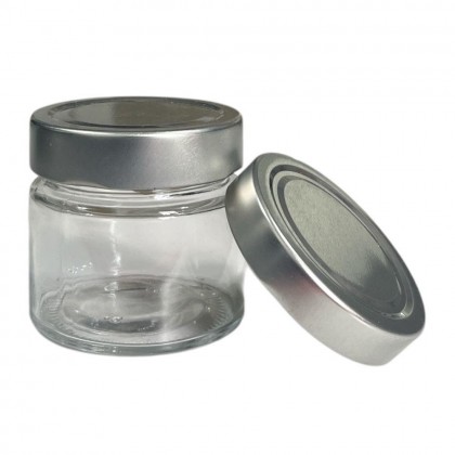 POTE DEEP 180 ML / 195 ML COM TAMPA METAL PRATA