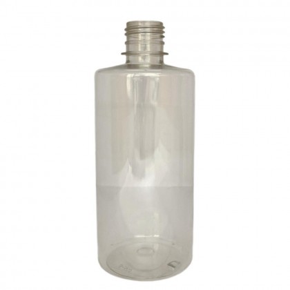 FRASCO PET CIL RETO 500 ML R 28/410 CRISTAL - PECA