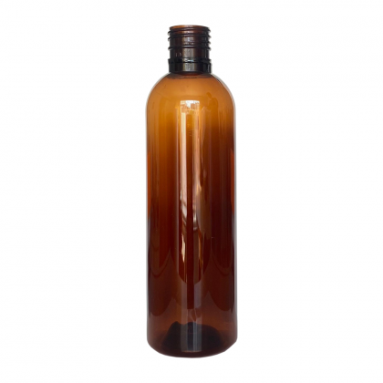 FRASCO PET CILINDRICO 240 ML R 24/415 AMBAR