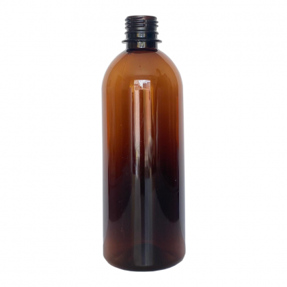 FRASCO PET CILINDRICO 500 ML R 28/410 AMBAR