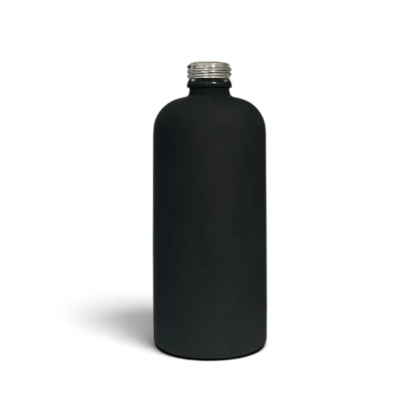 FRASCO CILINDRICO 250 ML 24/410 PRETO FOSCO - PECA