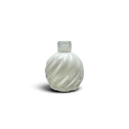 Frasco Bola Aspiral Branco Degradê 120ml
