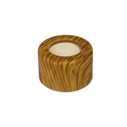 TAMPA METAL LUXO COM FURO MADEIRA R 28/410