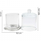 COPO PARA VELA DOMUS 210 ML C TAMPA FOSCO