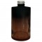VIDRO CILINDRICO 250 ML R 28/410 PRETO FOSCO COM ROSE