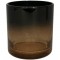 COPO PARA VELA 265 ML/ 200 GRS PRETO COM ROSE