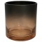 COPO PARA VELA 265 ML/ 200 GRS PRETO FOSCO COM ROSE