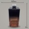 Frasco Square Preto e Rose Degradê 350ml
