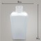 Frasco Square Fosco 250ml