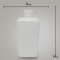 Frasco Square Branco 250ml