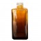 Frasco Square Marrom e Dourado 250ml