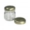 POTE GELEINHA 40 GRS COM TAMPA METAL DOURADA