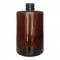 FRASCO PET CIL RETO BX 500ml R 28/410 AMBAR