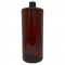 FRASCO PET CIL RETO 1000 ML AMBAR R 28/410 - PECA