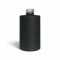 VIDRO CILINDRICO 250 ML R 28 PRETO FOSCO CHAPISCADO