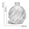 FRASCO BOLA ASPIRAL 270 ML R 28 PRETO FOSC/ROSE