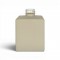 FRASCO CUBO 250 ML R 28/410 BEGE FOSCO